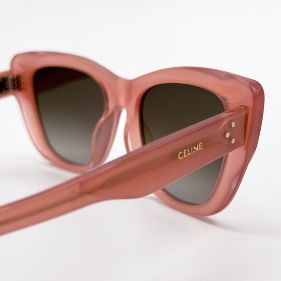 NEW CELINE CL40199I 74K SUNGLASSES BUTTERFLY PINK GREY WOMEN CELINE EYEWEAR - Picture 6 of 9